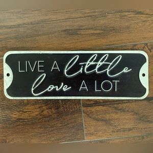 Wall decor sign - love a lot